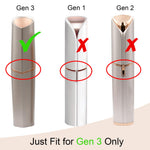 Five pack of gold plated replacement blades for Flawless hair removal device