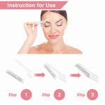 Twenty pack of stainless steel dermaplaning blades
