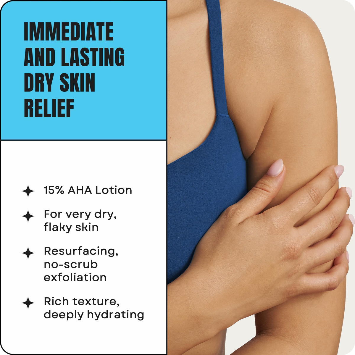 Open container of AmLactin therapeutic cream displaying its rich velvety non greasy texture inside the jar.