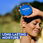 NIVEA multi purpose body face and hand cream USA import packaging text