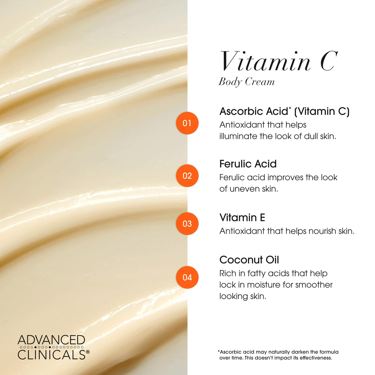 Before And After Skin Tone Results Using Vitamin C Brightening Cream