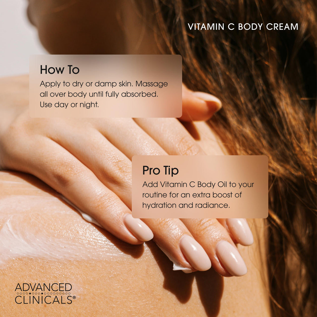 Advanced Clinicals Anti Aging Face And Body Skincare Application