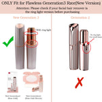 Youngpro replacement blades set featuring rose gold finish