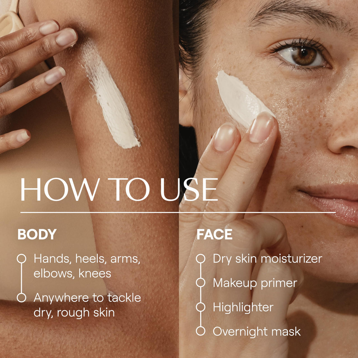 Weleda Skin Food cream tube lifestyle application view