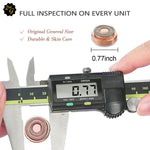 Six pack of tuokiy flawless facial hair remover replacement heads
