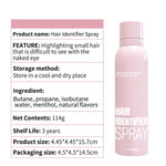 SHARPNAL peach fuzz identifier mist back label with directions