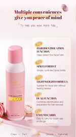 Close up of the botanical ingredients and instructions on the back of the Phaamestic spray bottle.