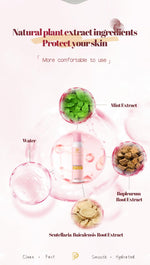 Phaamestic skin body hair identifying spray used for a smooth dermaplaner routine.