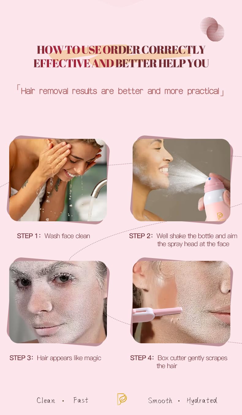 Phaamestic pre shave mist for face shaving showcasing the complete exfoliating kit package contents.