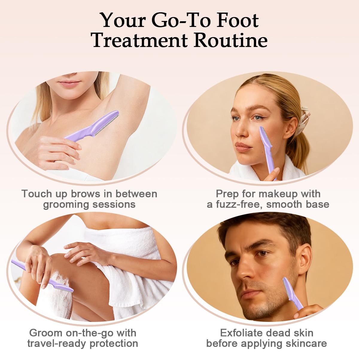 Tanvi27 exfoliating skin care tool showing ergonomic grip and protective cap