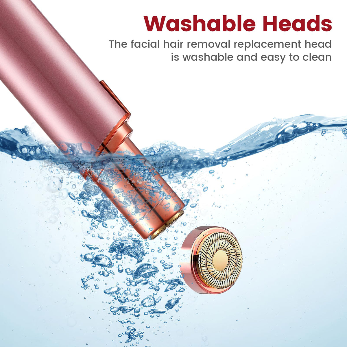 Side view of the premium imported beauty trimmer showcasing its modern and elegant packaging.