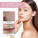 Mepokorla facial dermaplaning kit showing four pink foldable razors