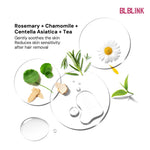 Four Japanese stainless steel micro-mesh dermaplaning razors included in the BLBLINK set