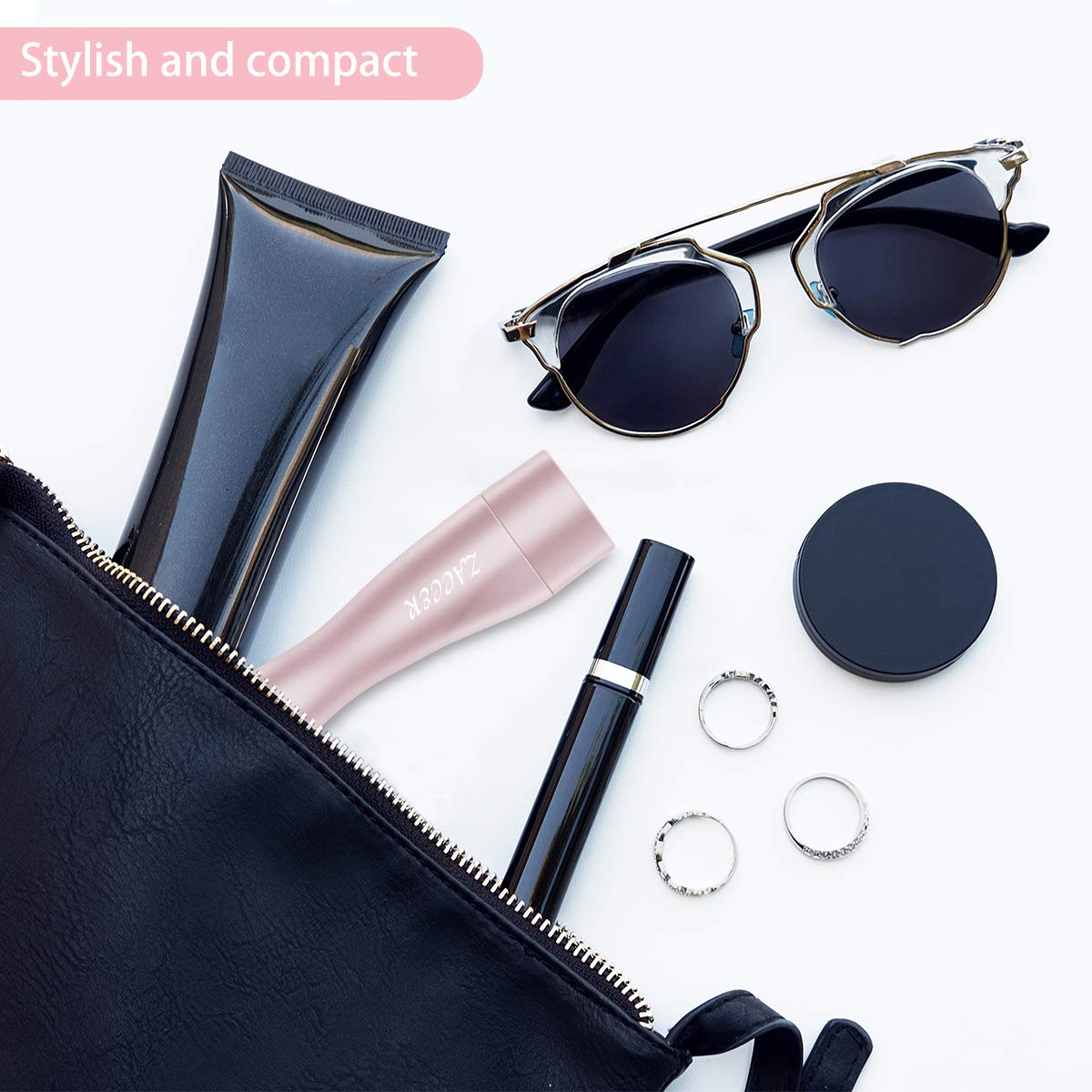 Cidbest women hair trimmer box packaging displaying the circular shaving head accessories and brush.