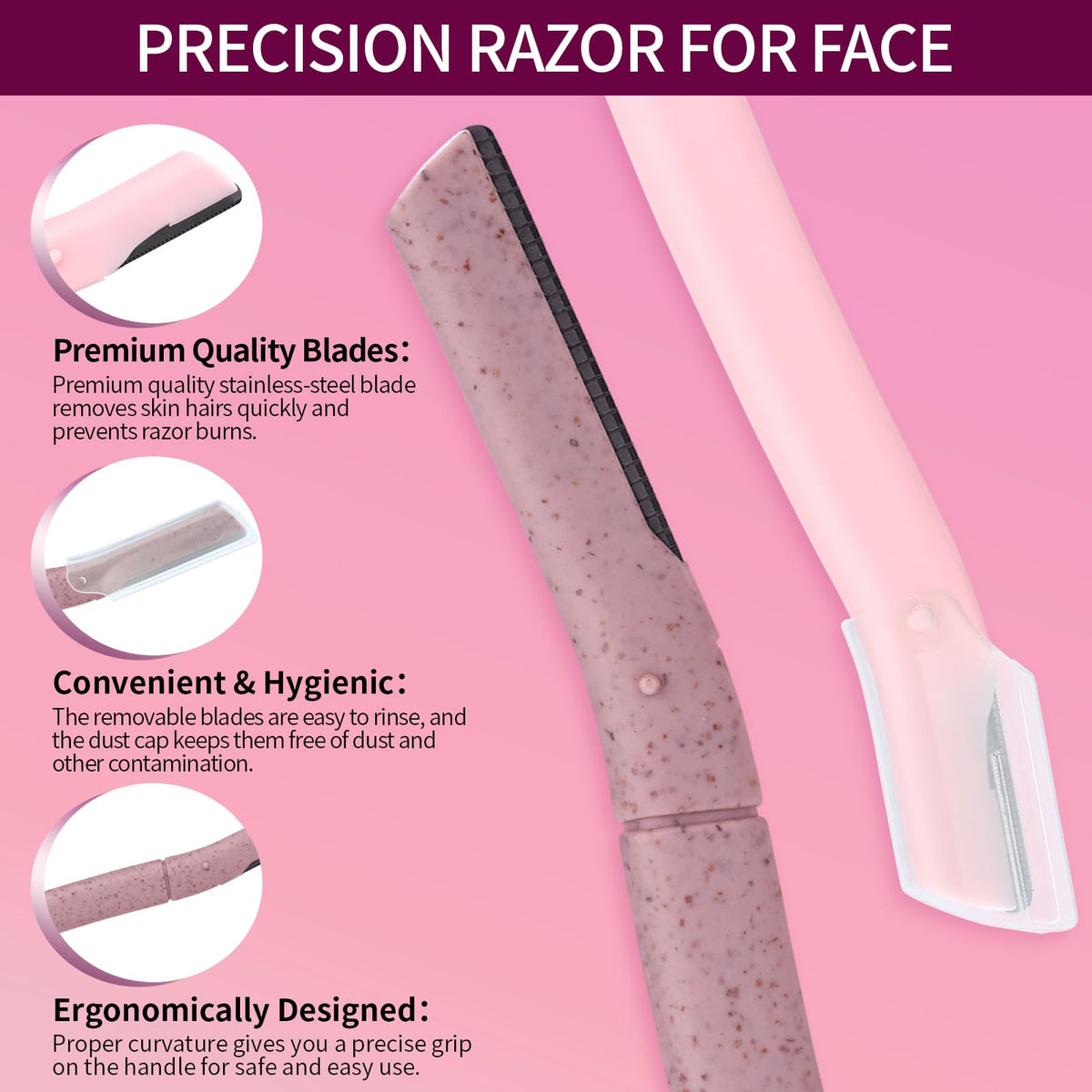 At-home facial hair removal kit packaging displaying the authentic imported Xifepfr brand details.