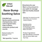 Urban ReLeaf 100 percent natural shea butter and tea tree oil skincare jar