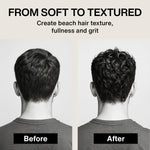 Matte finish texturizing salt spray for natural volume