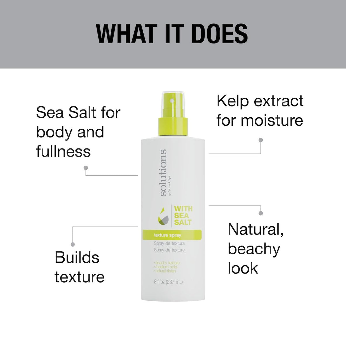 Great Clips texturizing spray for beachy waves