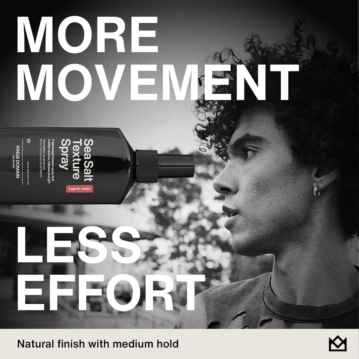 Professional barber grade sea salt spray 200ml