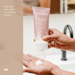 Six fluid ounce container of Cremo White Jasmine Amber cream