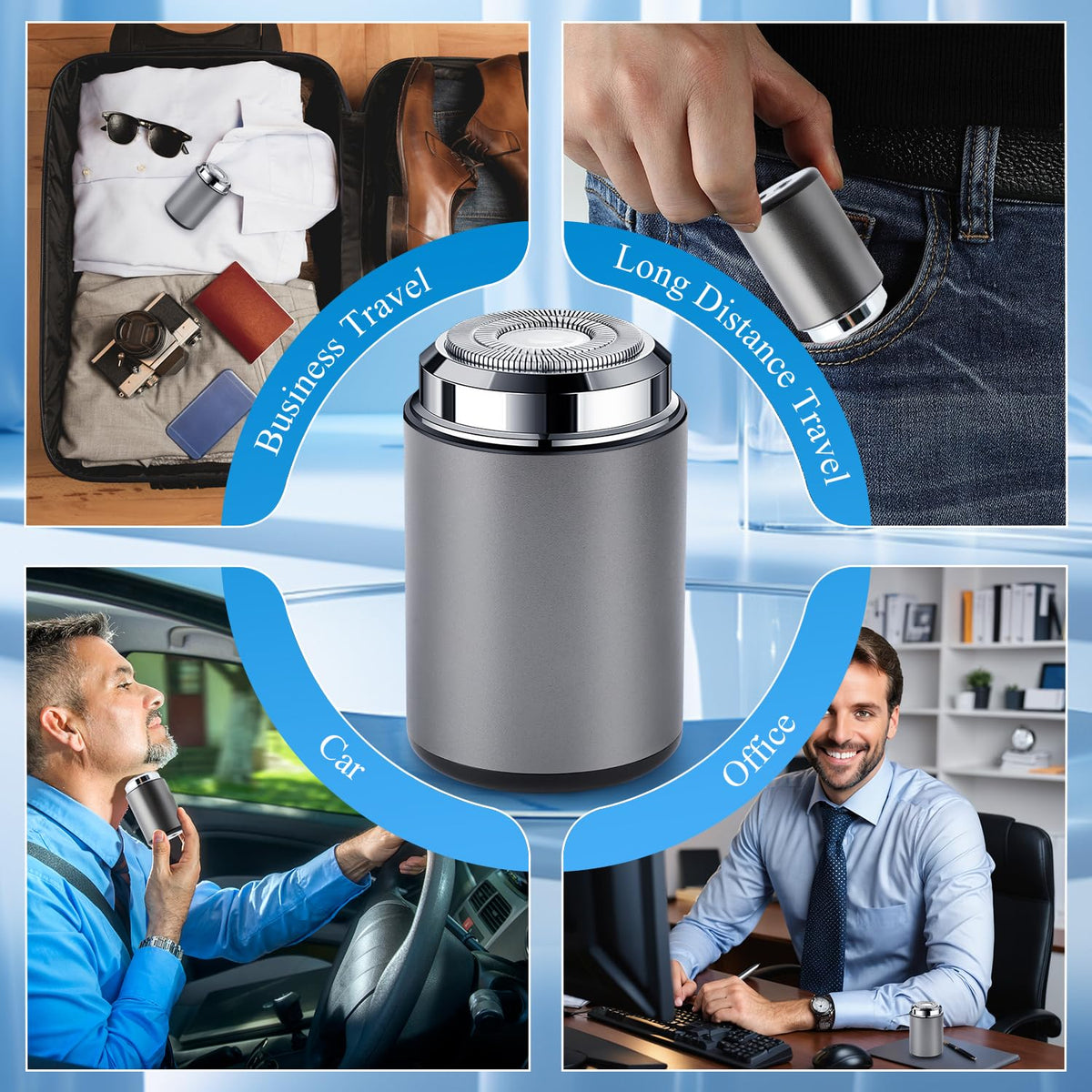 USB charging port detail of Denir Bonee electric shaver