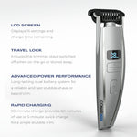 Side profile of Conairman cordless beard trimmer