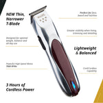 Wahl Professional cordless trimmer showing ergonomic handle design