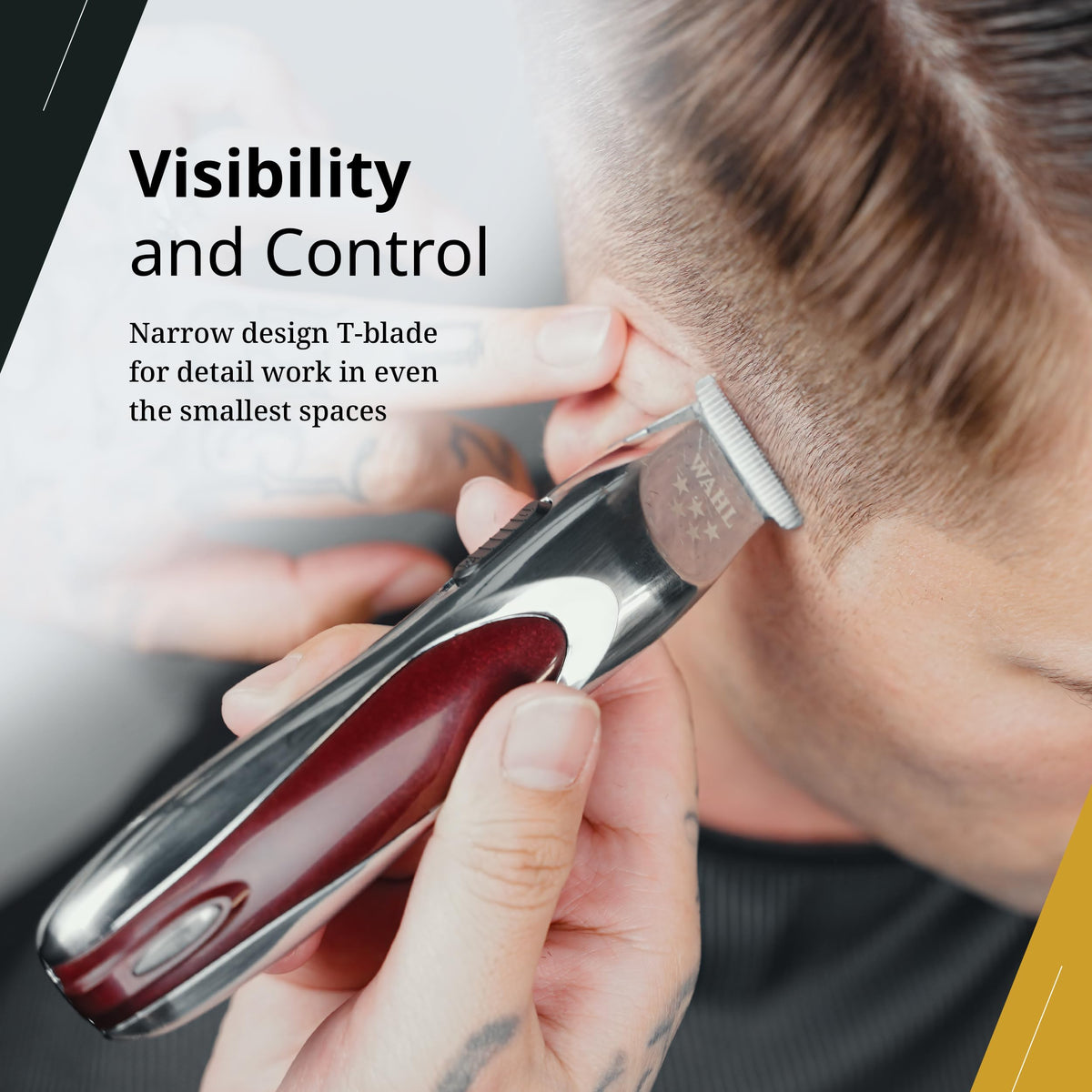 Wahl 5 Star Align Trimmer accessories including guide combs and Pro-Set tool