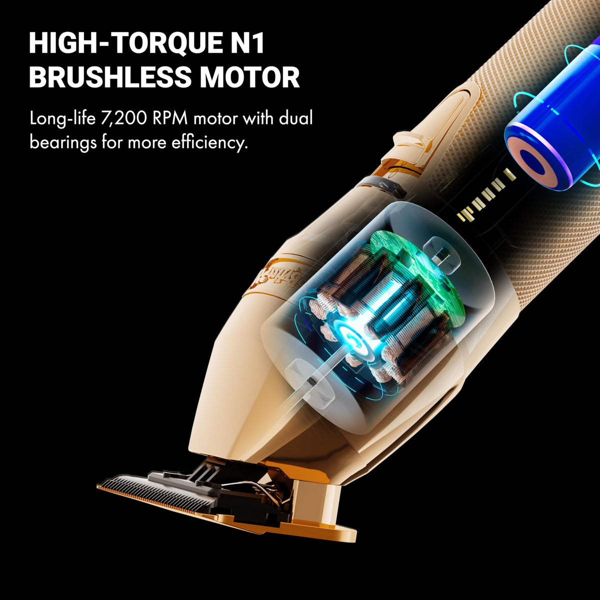 BaBylissPRO FX+ professional barber trimmer side profile