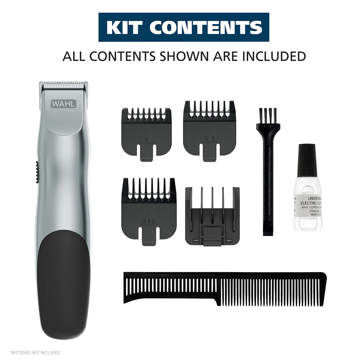 Wahl Groomsman battery compartment and cordless design