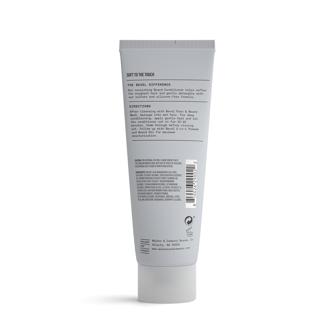 Bevel beard softener ingredients label