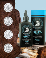 Authentic imported American beard softening jelly for itchy facial hair relief
