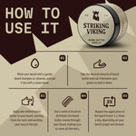 Texture of Striking Viking non-greasy beard moisturizer