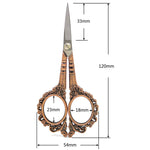 SUNNYCLUE stainless steel grooming scissors close up showing sharp pointed blades