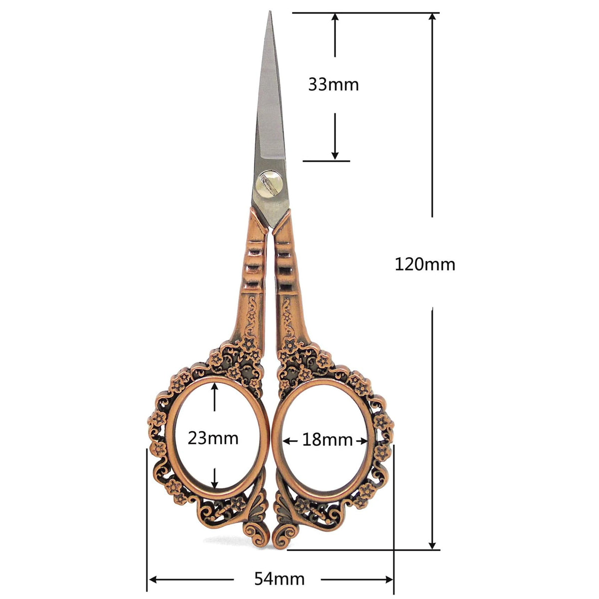 SUNNYCLUE stainless steel grooming scissors close up showing sharp pointed blades
