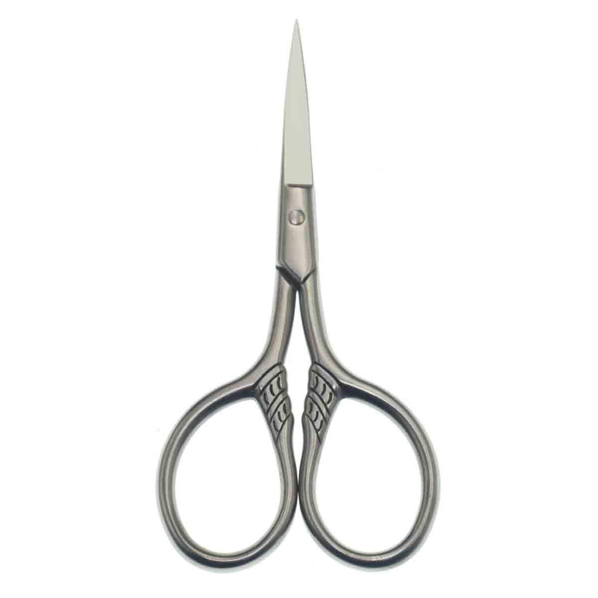 Yutoner compact three point six inch facial body grooming scissors for men side profile