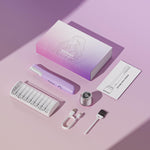 Rechargeable Galtxen dermaplaning device with accessories