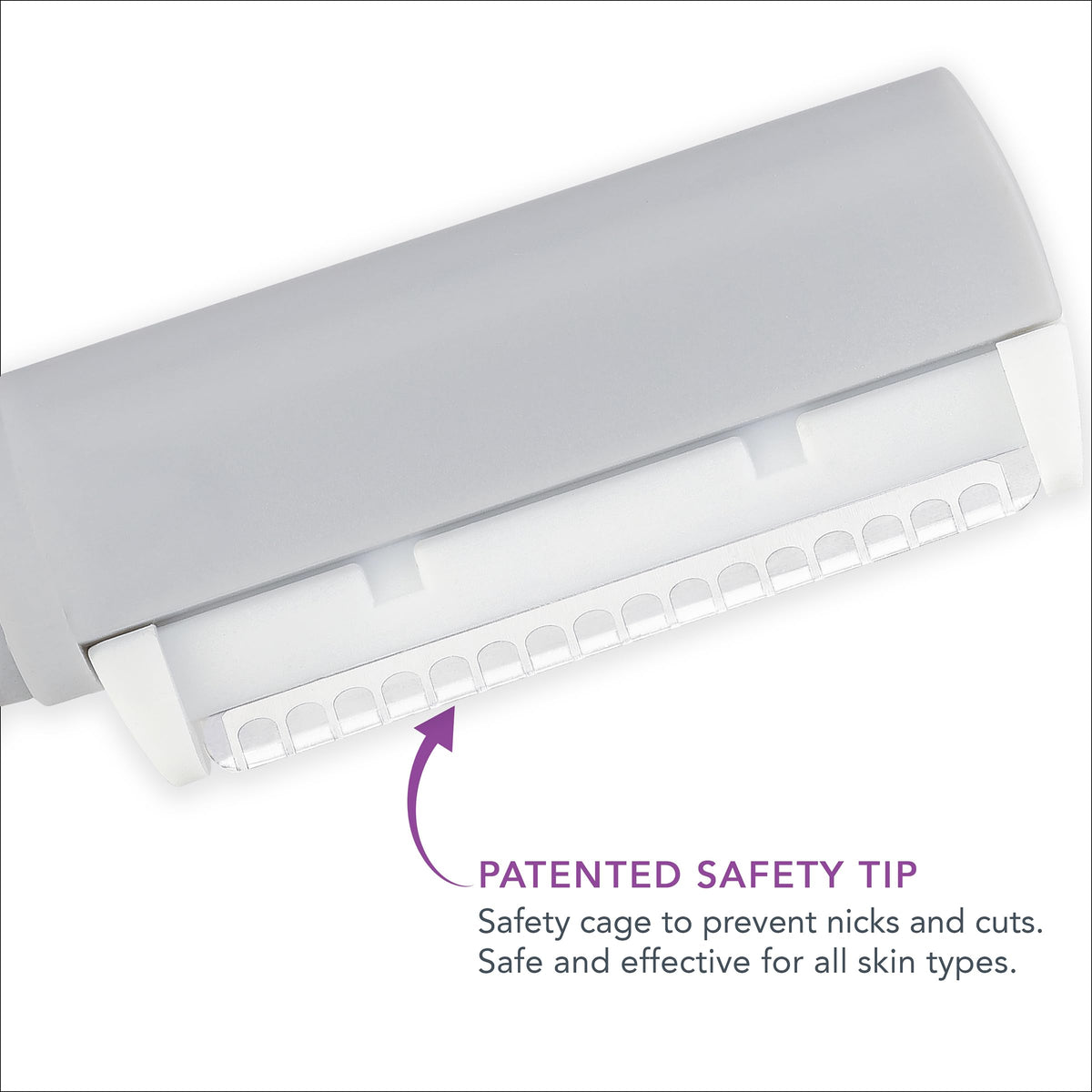 Woman using Spa Sciences SIMA for facial hair removal