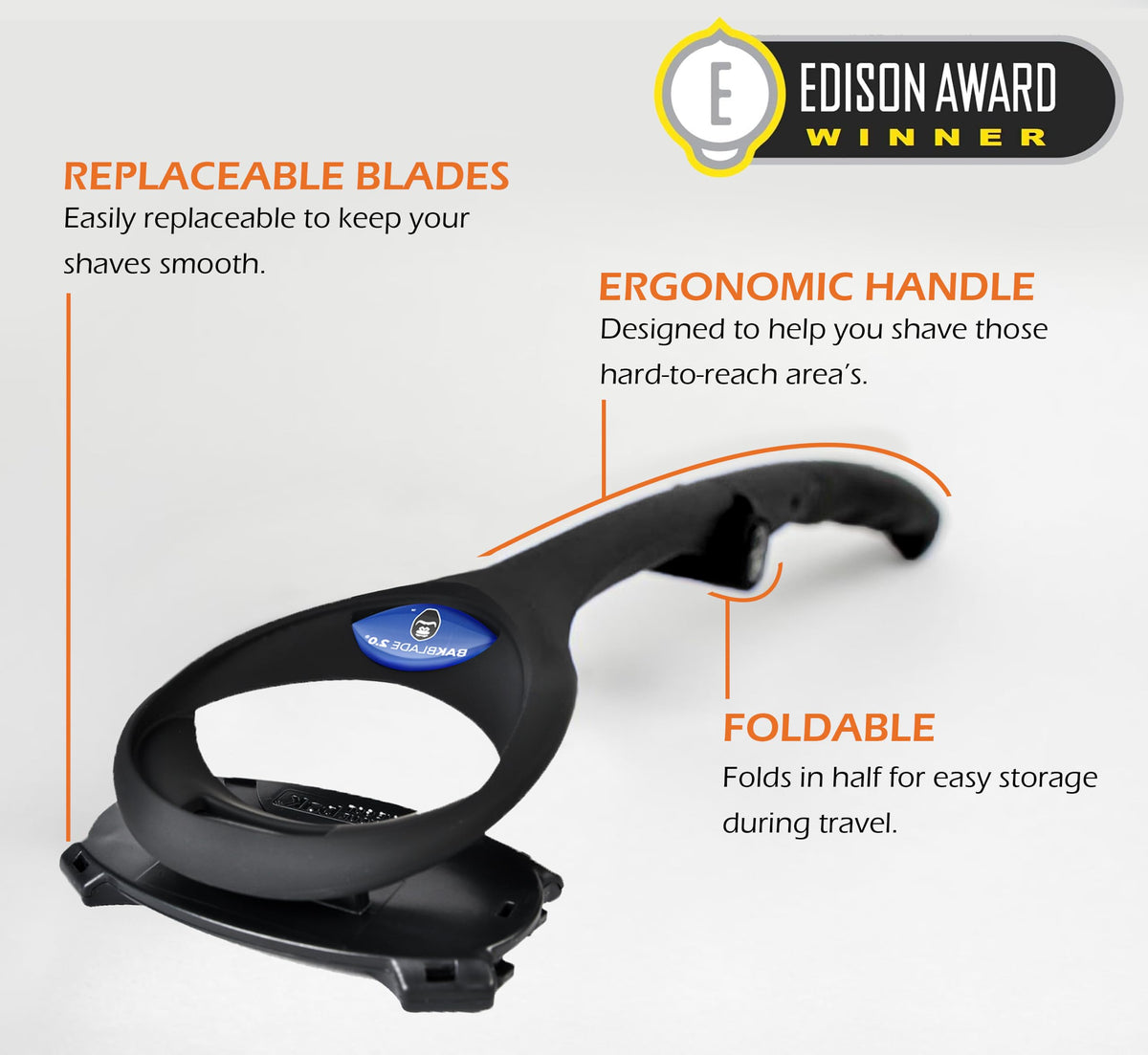Bakblade 2.0 Plus folded for travel storage