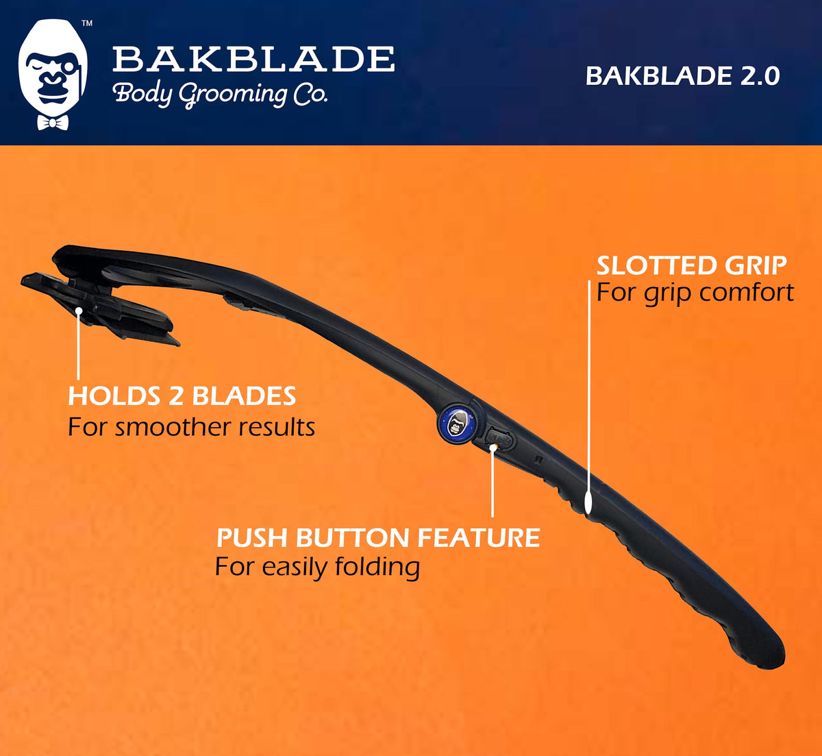 Close up of Bakblade 2.0 Plus safety teeth technology