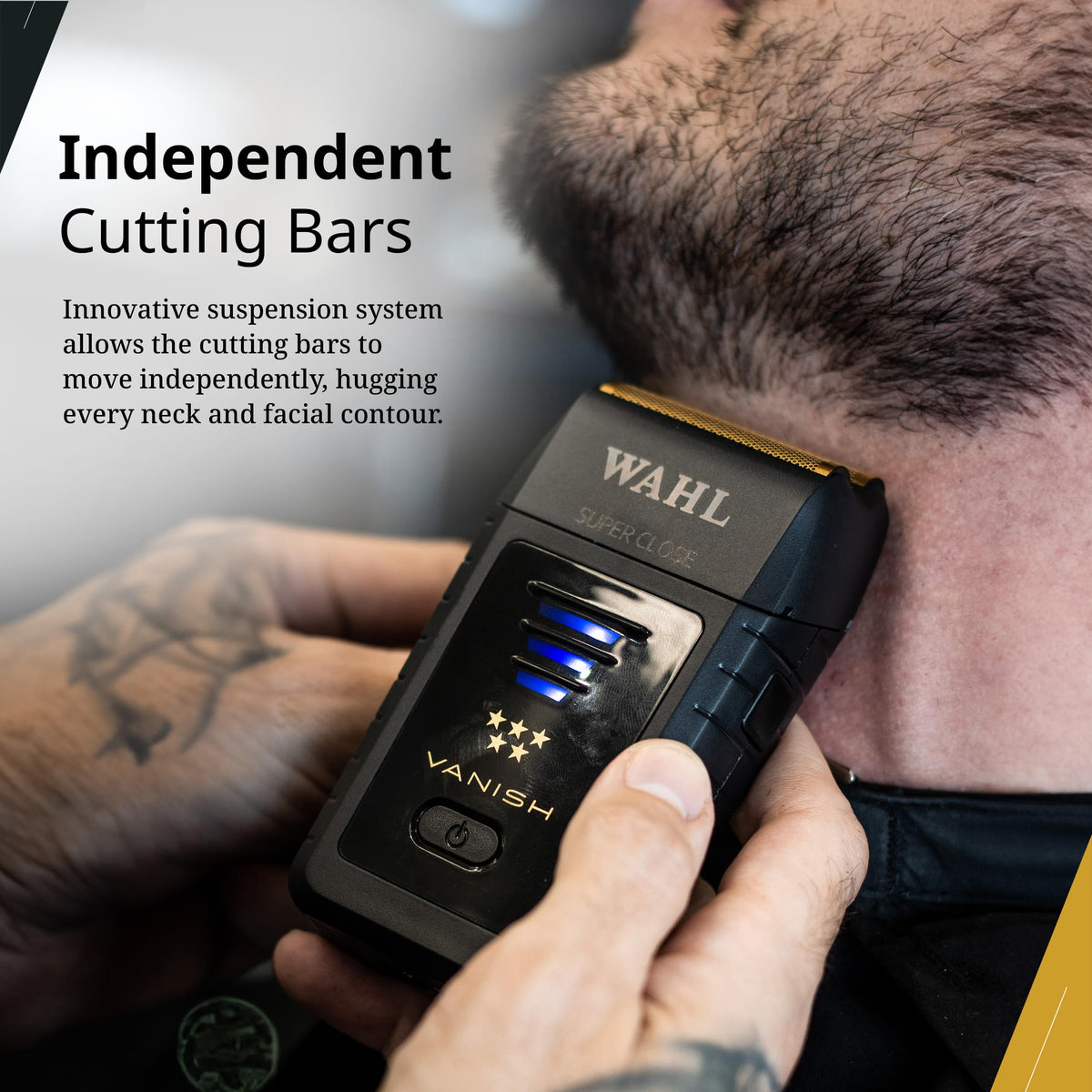 Wahl Professional 5 Star Vanish cordless shaver side profile