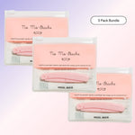 Demonstration of the unique folding mechanism on the No Mo-Stache portable upper lip and eyebrow shaper.
