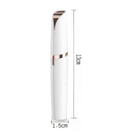 CaoXiong painless eyebrow shaver razor showing the precise stainless steel cutting head