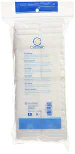 Close up of soft texture Classic cotton pads for makeup removal