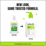 AmLactin 12 percent lactic acid daily moisturizing body lotion packaging details showcasing ingredients
