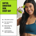 AmLactin keratosis pilaris body lotion treatment for rough and bumpy skin texture relief
