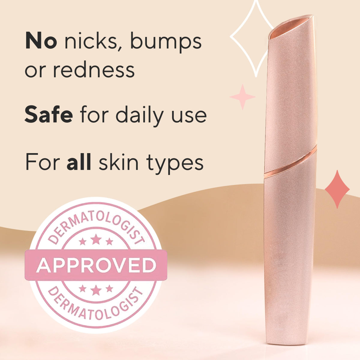 Finishing Touch Flawless battery powered eyebrow shaper cordless design for women