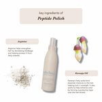 Shibui Peptide Polish vegan and sulfate free formula label