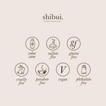 Side view of Shibui Peptide Polish heat activated spray bottle