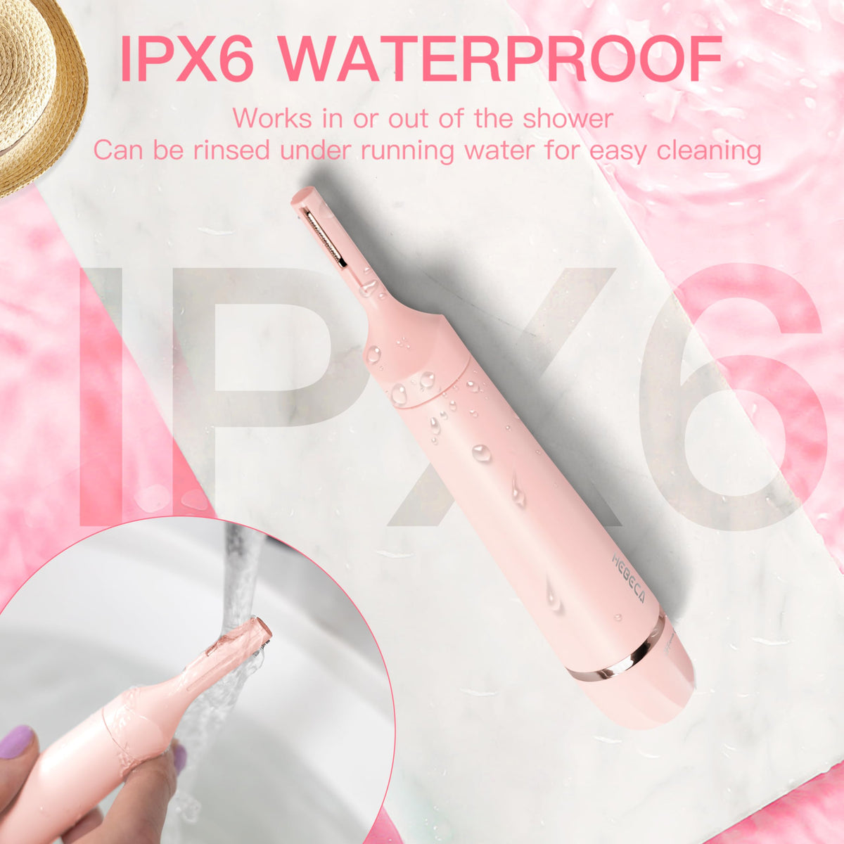 Travel pouch for Hebeca portable hair removal kit